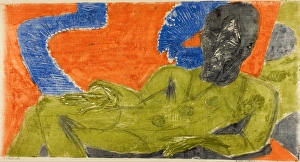 KIRCHNER: OTTO MUELLER. Portrait of Otto Mueller KIRCHNER: OTTO MUELLER. Portrait of Otto Mueller