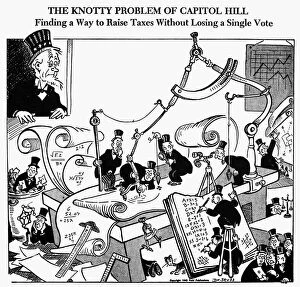 World War Ii Gallery: The Knotty Problem of Capitol Hill Finding a Way to Raise Taxes Without Losing a Single Vote