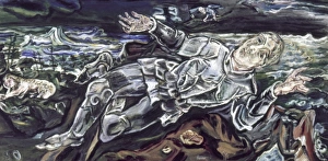 KOKOSCHKA: KNIGHT, 1915. Knight Errant. Oil on canvas by Oskar Kokoschka KOKOSCHKA: KNIGHT, 1915. Knight Errant. Oil on canvas by Oskar Kokoschka