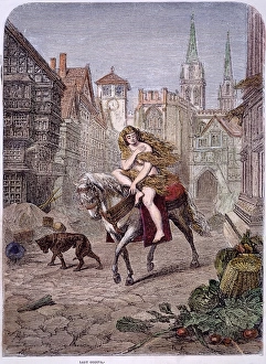 LADY GODIVA (1140-1180). Wife of Leofric, Earl of Mercia LADY GODIVA (1140-1180). Wife of Leofric, Earl of Mercia