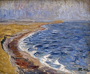 LARSEN: PAINTING, 1911. Untitled. Oil on canvas, by Johannes Larsen, 1911 LARSEN: PAINTING, 1911. Untitled. Oil on canvas, by Johannes Larsen, 1911