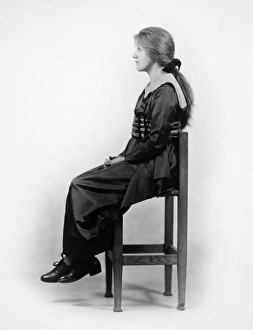 LAURETTE TAYLOR (1884-1946). American actress. As the apprentice dressmaker in Happiness LAURETTE TAYLOR (1884-1946). American actress. As the apprentice dressmaker in Happiness