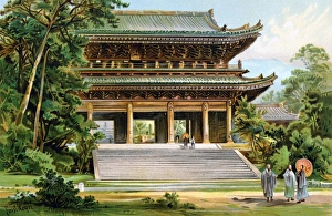 <b class=qtipBold><figcaption>Lithograph, American, 1893</figcaption></b><br>JAPAN: TEMPLE, 1893. Lithograph, American, 1893.<br><em>© none</em> Lithograph, American, 1893