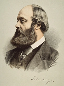 LORD SALISBURY (1830-1903). Robert Gascoyne-Cecil, 3rd Marquis of Salisbury. British statesman LORD SALISBURY (1830-1903). Robert Gascoyne-Cecil, 3rd Marquis of Salisbury. British statesman