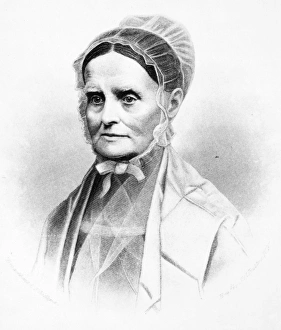LUCRETIA COFFIN MOTT (1793-1880). American Quaker minister and woman-suffrage advocate LUCRETIA COFFIN MOTT (1793-1880). American Quaker minister and woman-suffrage advocate