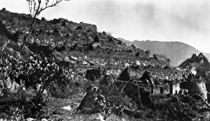 MACHU PICCHU, 1911. Ruins of the Inca city at Machu Picchu, Peru, photographed MACHU PICCHU, 1911. Ruins of the Inca city at Machu Picchu, Peru, photographed