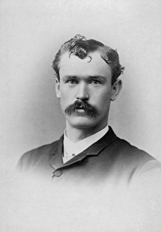 MAN, c1890. Portrait of a man photographed by the studio of Patten & Stratton in Boston MAN, c1890. Portrait of a man photographed by the studio of Patten & Stratton in Boston