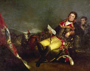 MANUEL de GODOY (1767-1851). Spanish statesman. Oil on canvas, c1800, by Francisco Goya MANUEL de GODOY (1767-1851). Spanish statesman. Oil on canvas, c1800, by Francisco Goya