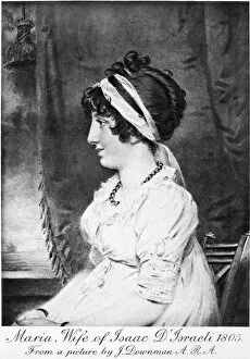Images Dated 22nd December 2006: MARIA D ISRAELI (1776-1847). Wife of Isaac D Israeli and mother of Benjamin Disraeli