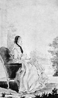 MARIE de VICHY-CHAMROND (1679-1780). Marquise du Deffand MARIE de VICHY-CHAMROND (1679-1780). Marquise du Deffand