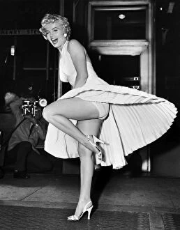 MARILYN MONROE (1926-1962). American cinema actress. As The Girl in The Seven Year Itch directed by Billy Wilder, 1955