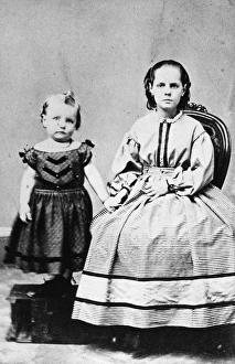 MARK TWAIN: FAMILY, 1862. Sam and Annie Moffett, children of Samuel Langhorne Clemens MARK TWAIN: FAMILY, 1862. Sam and Annie Moffett, children of Samuel Langhorne Clemens