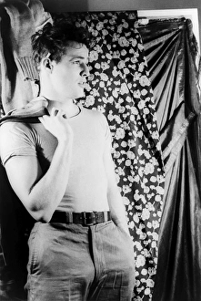 MARLON BRANDO (1924-2004). American actor. Photographed by Carl Van Vechten as the MARLON BRANDO (1924-2004). American actor. Photographed by Carl Van Vechten as the