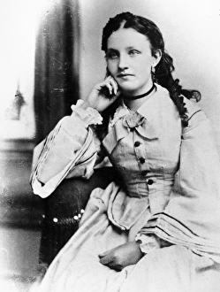 MARY STILWELL EDISON (1855-1884). First wife of Thomas Edison, at age sixteen, 1871 MARY STILWELL EDISON (1855-1884). First wife of Thomas Edison, at age sixteen, 1871