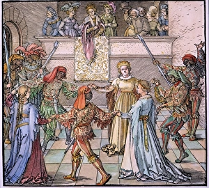 A MASQUERADE. A masquerade ball at the court of Holy Roman Emperor Maximilian I A MASQUERADE. A masquerade ball at the court of Holy Roman Emperor Maximilian I