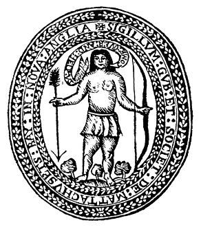 <b class=qtipBold><figcaption>Massachusetts Bay Colony Seal, 1628</figcaption></b><br>MASSACHUSETTS BAY COLONY Seal, 1628.<br><em>© none</em> Massachusetts Bay Colony Seal, 1628