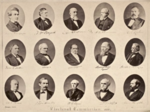 Members of the Electoral Commission convened in 1877 in order to resolve the presidential Members of the Electoral Commission convened in 1877 in order to resolve the presidential