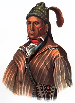 MENAWA (c1766-1837). Native American Creek chief MENAWA (c1766-1837). Native American Creek chief
