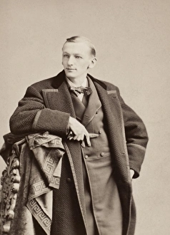 MEN'S FASHION, 1880s. Original cabinet photograph, 1880s, by Napoleon Sarony of MEN'S FASHION, 1880s. Original cabinet photograph, 1880s, by Napoleon Sarony of