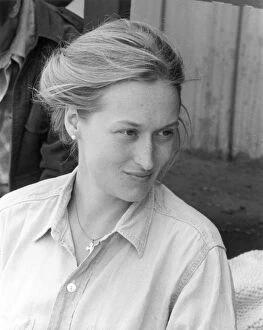 Deer Collection: MERYL STREEP (b. 1949). American actress. Photographed on the set of The Deer Hunter, 1978