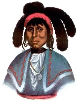 MICANOPY (c1790-c1848). Native American Seminole chief. Lithograph after a painting