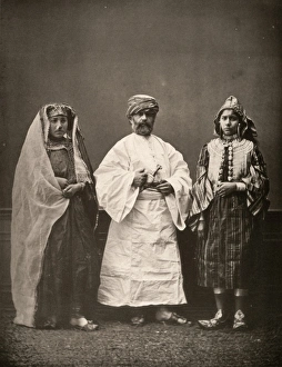 カット無し、アラブ首長国連邦、マナマ、美術シート cbj_s114_er middle-eastern-dress-c1873-