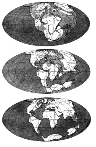Print of MAP: PANGAEA, 1929 Illustration