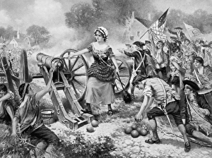 MOLLY PITCHER (1754?-1832). Nee Mary McCauley MOLLY PITCHER (1754?-1832). Nee Mary McCauley