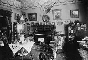 Architecture Collection: MONTANA: HOME, c1900. Interior view of an unidentified home in Helena, Montana