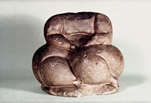 MOTHER GODDESS. Seated Mother Goddess figure from Haltarxian, Malta, 3rd Millenium B.C MOTHER GODDESS. Seated Mother Goddess figure from Haltarxian, Malta, 3rd Millenium B.C