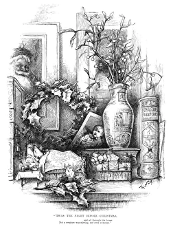 NAST: CHRISTMAS, 1886. Twas the night before Christmas, and all through the house NAST: CHRISTMAS, 1886. Twas the night before Christmas, and all through the house