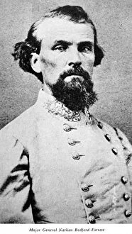 Civil War Collection: NATHAN BEDFORD FORREST (1821-1877). American army officer. Photographed c1864