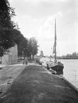 NETHERLANDS, c1910. View of a town in the Netherlands. Photograph by Arnold Genthe NETHERLANDS, c1910. View of a town in the Netherlands. Photograph by Arnold Genthe