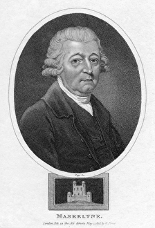 NEVIL MESKELYNE (1732-1811). English astronomer. Aquatint engraving, English, 1815 NEVIL MESKELYNE (1732-1811). English astronomer. Aquatint engraving, English, 1815