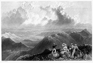 NEW HAMPSHIRE, 1839. View of Mount Jefferson, New Hampshire NEW HAMPSHIRE, 1839. View of Mount Jefferson, New Hampshire