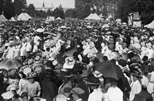 NEW ZEALAND, c1920. A crowd gathered in Christchurch, New Zealand. Photograph, c1920 NEW ZEALAND, c1920. A crowd gathered in Christchurch, New Zealand. Photograph, c1920