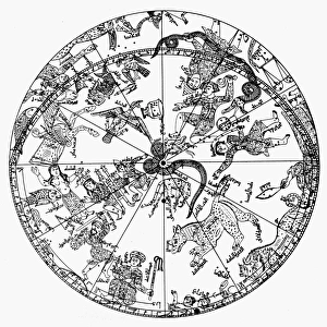 The Northern Hemisphere of the Celestial Globe. Designed by the Arabic astronomer The Northern Hemisphere of the Celestial Globe. Designed by the Arabic astronomer