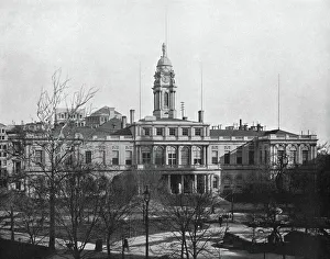 NYC: CITY HALL, c1890. City Hall in New York City. Photograph, c1890 NYC: CITY HALL, c1890. City Hall in New York City. Photograph, c1890