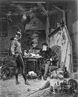 Oil on canvas, 1869, by Alfred-Louis Jacomin Oil on canvas, 1869, by Alfred-Louis Jacomin