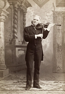OLE BORNEMANN BULL (18180-1880). Norwegian violinist. Original cabinet photograph OLE BORNEMANN BULL (18180-1880). Norwegian violinist. Original cabinet photograph