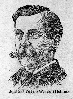 OLIVER WENDELL HOLMES, JR. (1841-1935). American jurist. Drawing, 1902 OLIVER WENDELL HOLMES, JR. (1841-1935). American jurist. Drawing, 1902