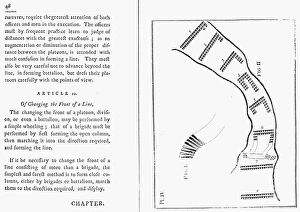 Two pages from a 1794 edition of Baron Friedrich von Steubens army drill manual Two pages from a 1794 edition of Baron Friedrich von Steubens army drill manual