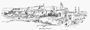 PAKISTAN: PESHAWAR, 1897. The British fort at Peshawar, Northwest Frontier Province of PAKISTAN: PESHAWAR, 1897. The British fort at Peshawar, Northwest Frontier Province of