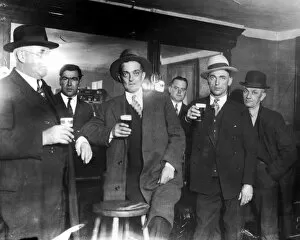 Patrons of an unidentified American Speakeasy in the 1920s