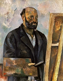 PAUL CEZANNE (1839-1906). French painter. Self-portrait. Oil on canvas, 1885-1887 PAUL CEZANNE (1839-1906). French painter. Self-portrait. Oil on canvas, 1885-1887
