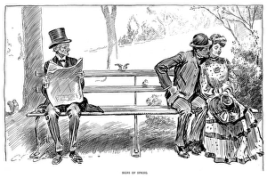 Pen and ink drawing by Charles Dana Gibson, 1904 Pen and ink drawing by Charles Dana Gibson, 1904