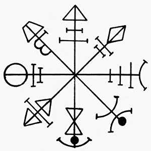 PENTACLE OF VENUS. Magical talisman used to control the spirit of Venus PENTACLE OF VENUS. Magical talisman used to control the spirit of Venus