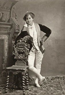 PERFORMER, c1890. Photograph of a performer, by American photographer Napoleon Sarony PERFORMER, c1890. Photograph of a performer, by American photographer Napoleon Sarony