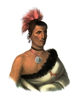 PESKELECHACO, 1821. Pawnee chief. Lithograph after a painting, 1821, by Charles PESKELECHACO, 1821. Pawnee chief. Lithograph after a painting, 1821, by Charles