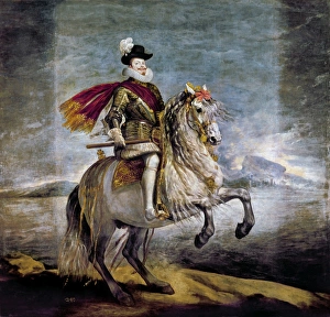 PHILIP III OF SPAIN (1578-1621). King of Spain and Portugal. Oil on canvas, 1634-5 PHILIP III OF SPAIN (1578-1621). King of Spain and Portugal. Oil on canvas, 1634-5